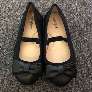 Cat & Jack Black Mary Janes Size 8 Girl